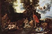 Nicolas Poussin Die Geburt des Baccus oil